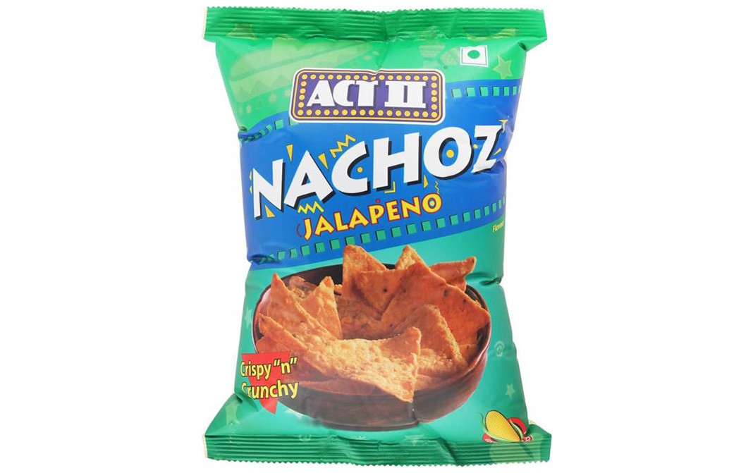 Act II Nachoz Jalapeno Crispy "n" Crunchy   Pack  60 grams
